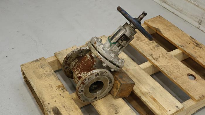 Used Powell Valves 3" Hand Operated Globe Valve #45048