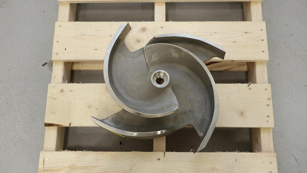 Unused Goulds 3175M 6x8x18 2/4-Vane Impeller #47209