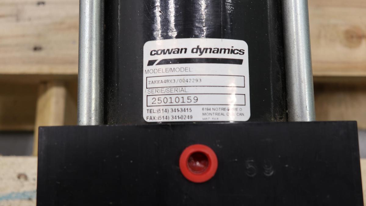 Unused North Port Valve 4" V-Port Hand Operated Knife Gate Valve #47281