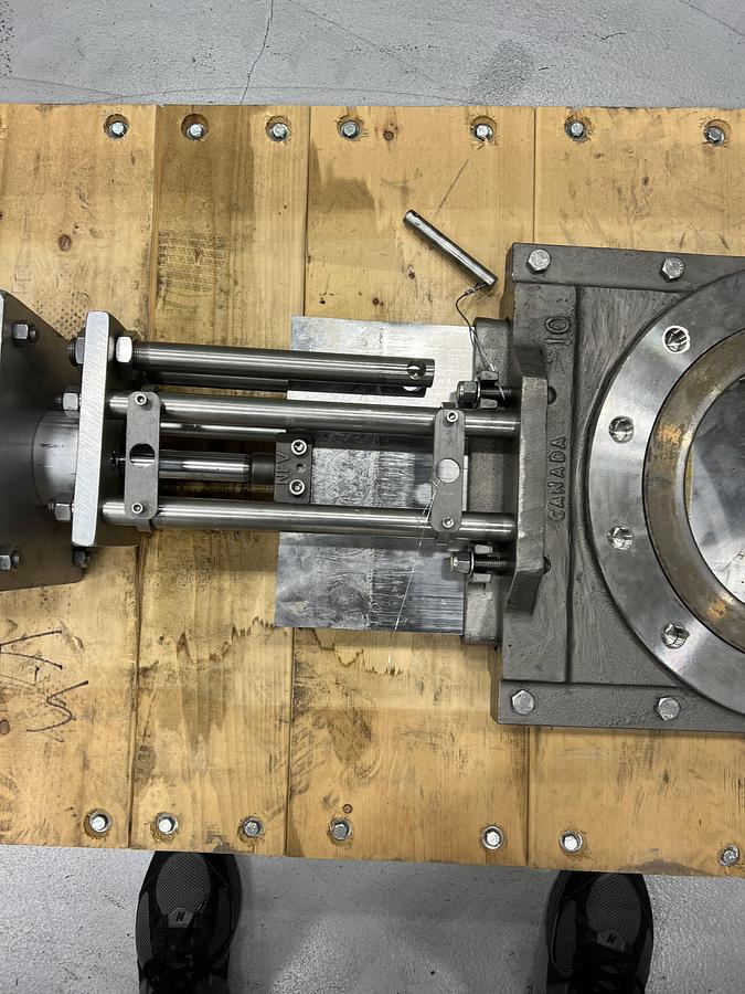 Unused NPV 10" Air Operated Knife Gate Valve #47171