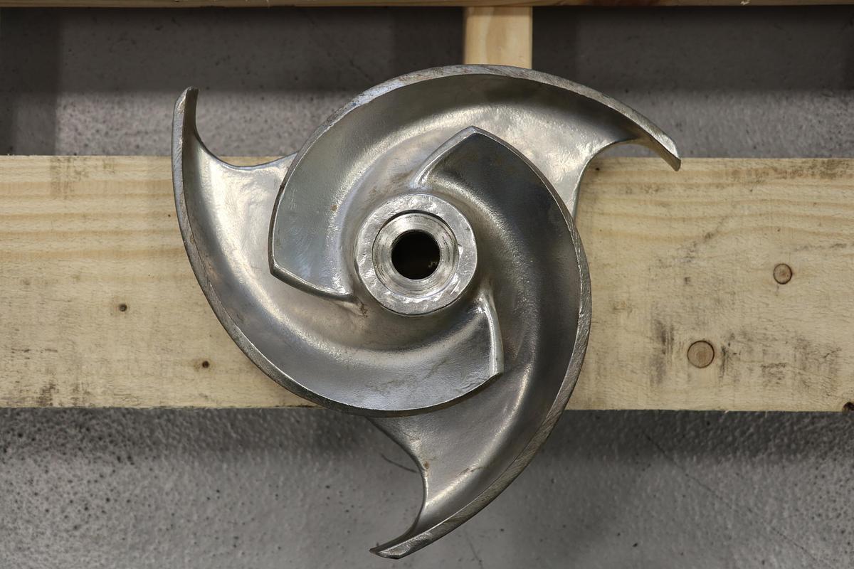 Used Goulds 3175 3x6x12 3-Vane Impeller #47482