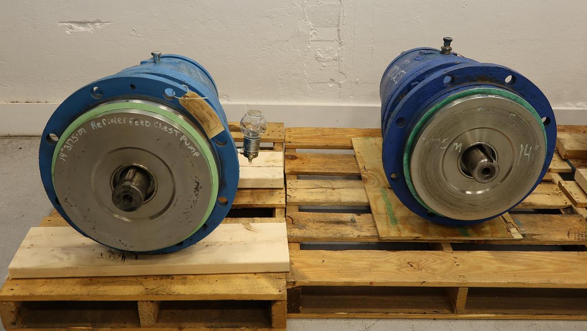 Used Goulds 3175 M Power End With 14" Stainless Steel Stuffing Box #46920