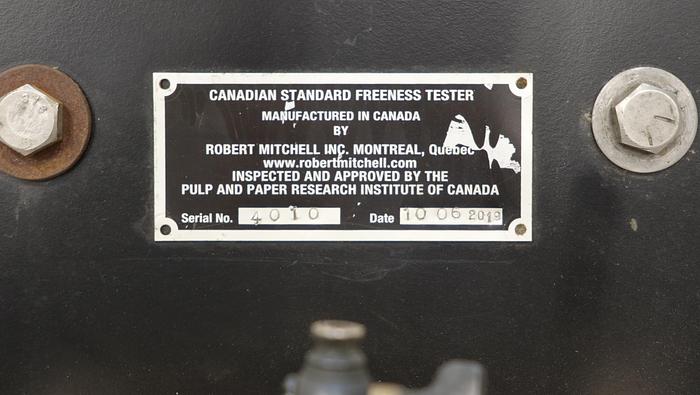 Used Robert Mitchell Canadian Standard Freeness Tester #45107