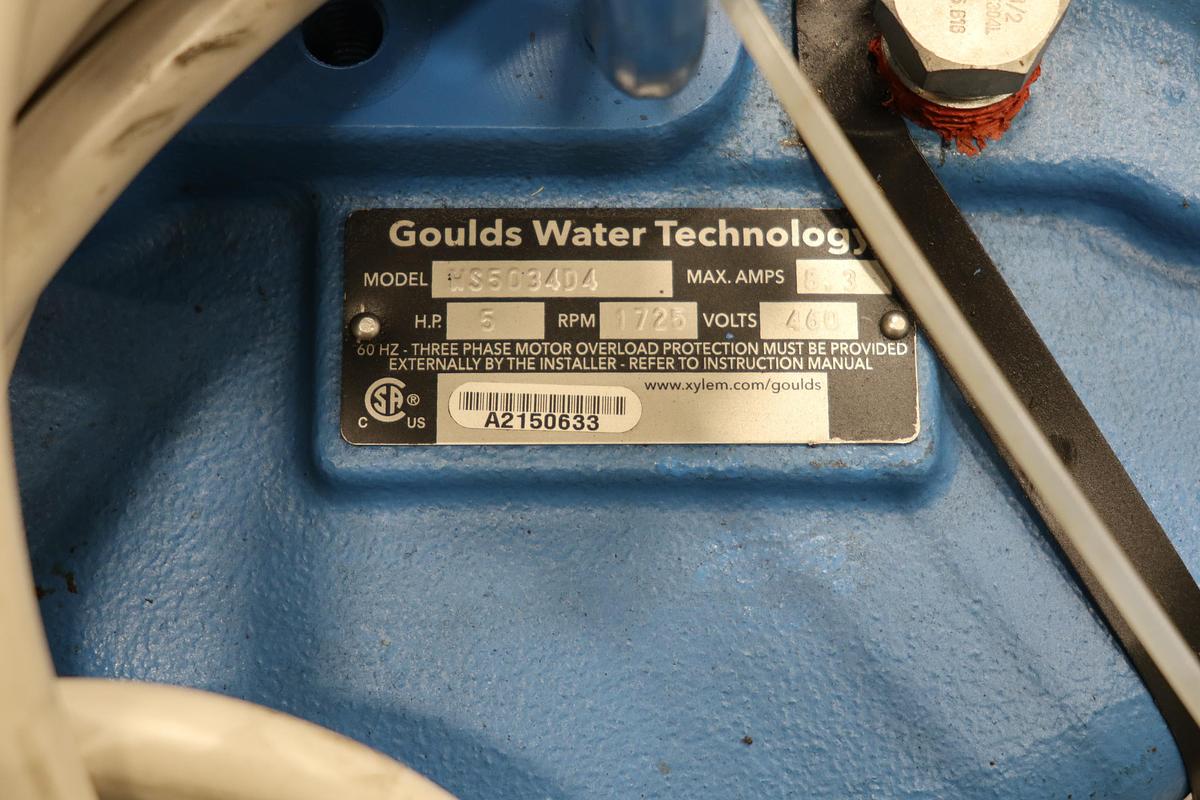 Used Goulds Water Technology WS5034D4 4x4 Submersible Pump #47408