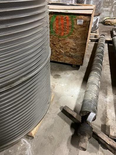 Used Felt Stretch, 144" Take-Up, No Motor, With Cross Shaft #27540