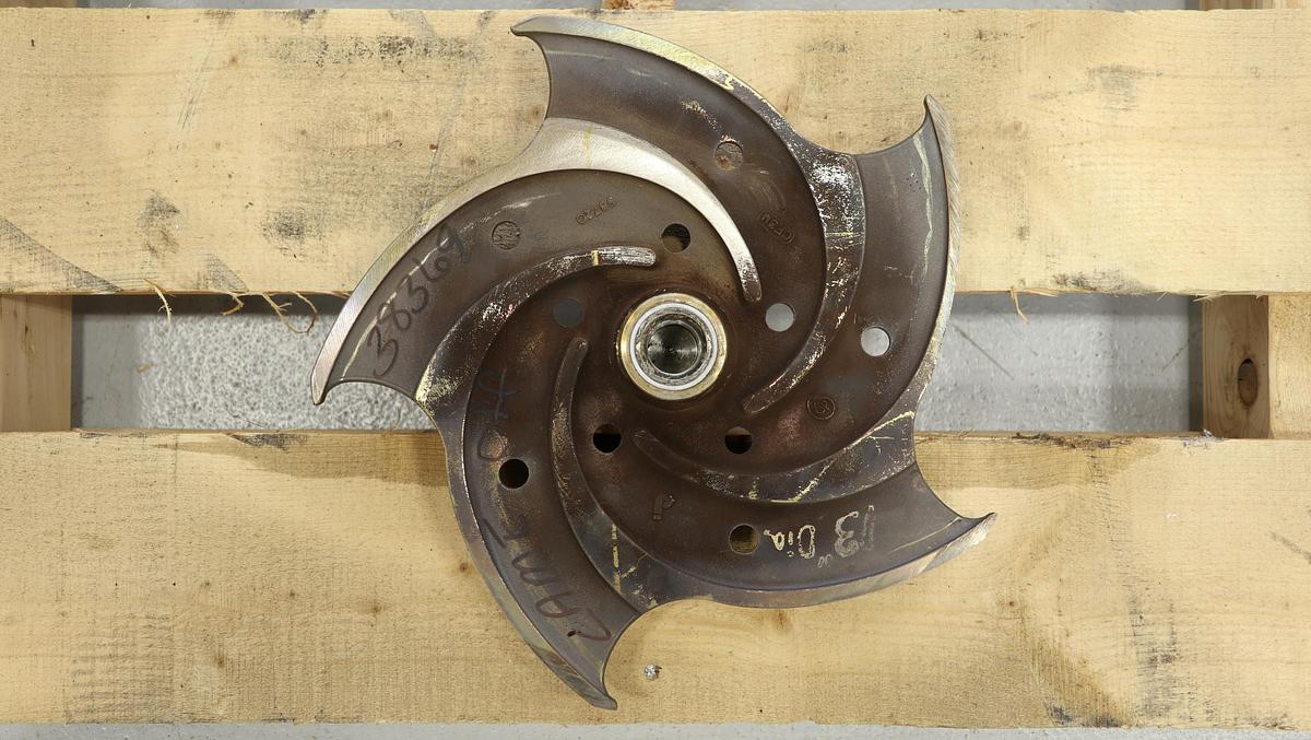 Used Goulds 3196 MT 1.5x3x13  5-Vane Impeller #46779