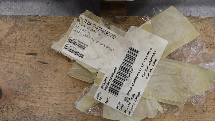 Unused WORTHINGTON 6CNG104 11.87" Diameter 6-Vane Impeller #46160