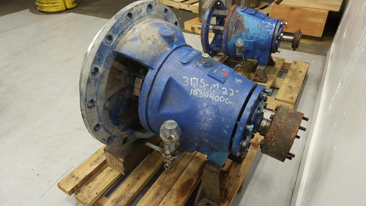 Used Goulds 3175 M Power End With 22" Stuffing Box #47074