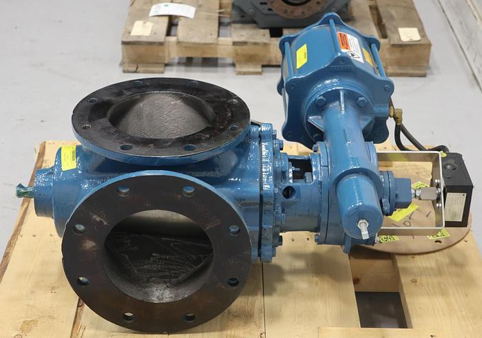 Unused Dezurik 8" 3-way Air Operated Valve #45746