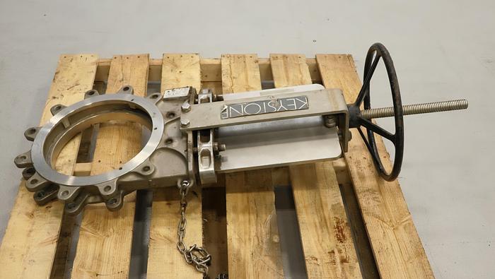 Used Keystone 12" Hand Operated Knife Gate Valve #45929