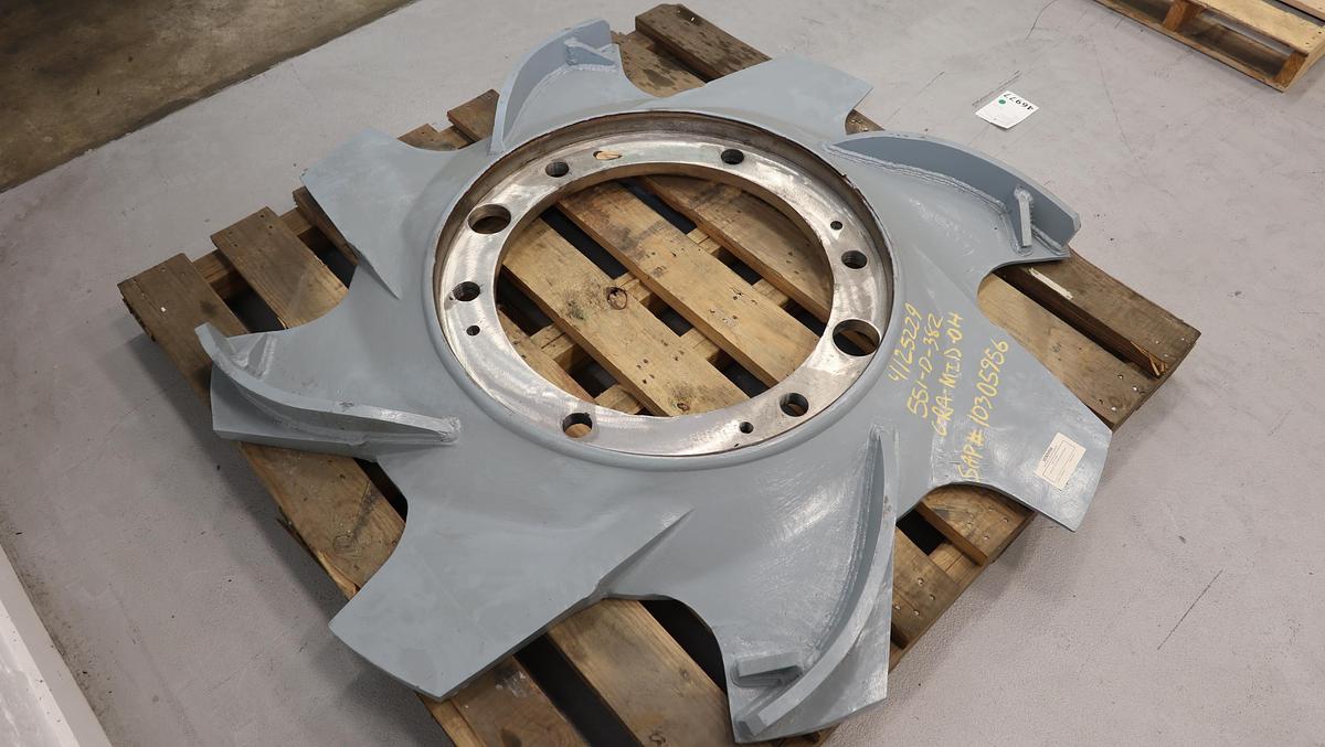 Refurbished Black Clawson 8-Vane 67.25" Vokes Rotor with Power Saver Vanes  #46977