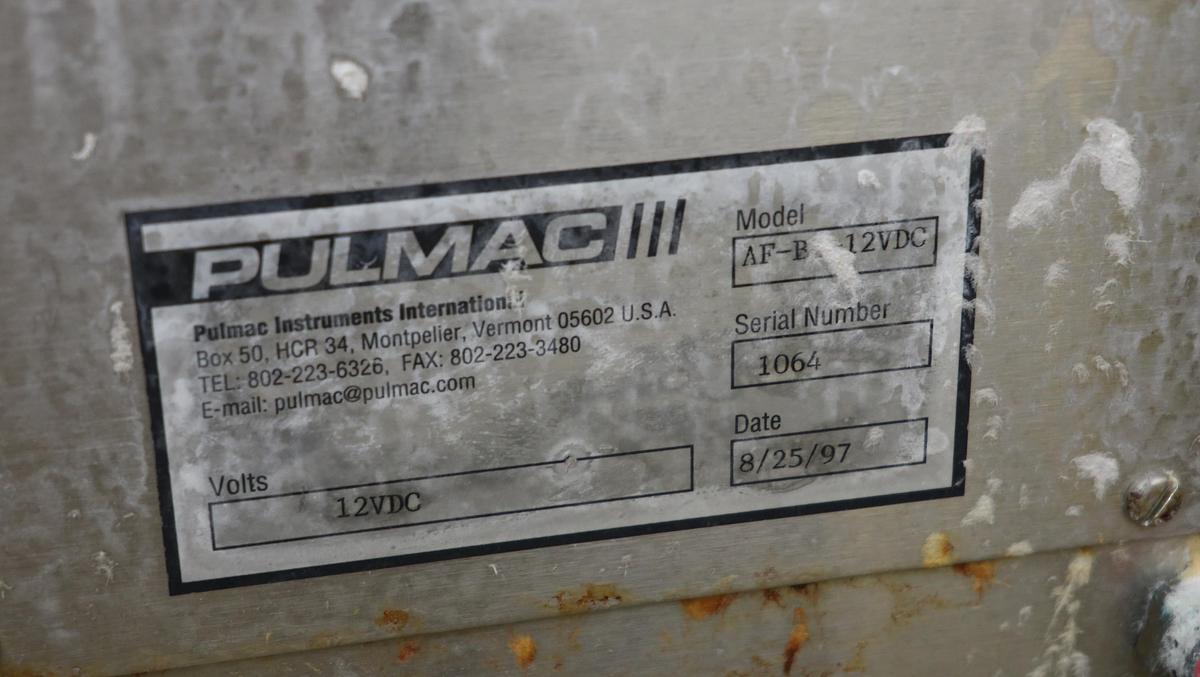 Used Pulmac Master Screen Shive Analyzer #46679