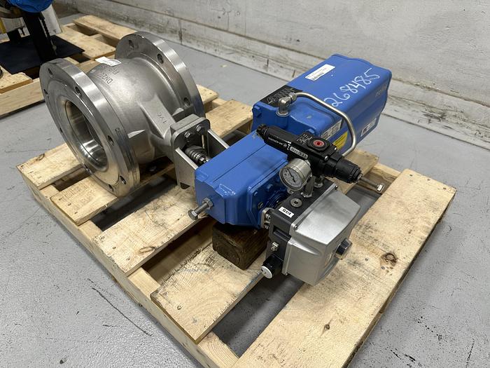 Used Neles L-RECA08JJSTAY 8" Vee Ball Valve #46428