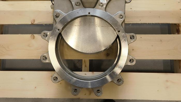 Used Keystone 12" Hand Operated Knife Gate Valve #45926
