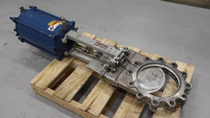 Used Dezurik 10" Air Operated Knife Gate Valve #46330
