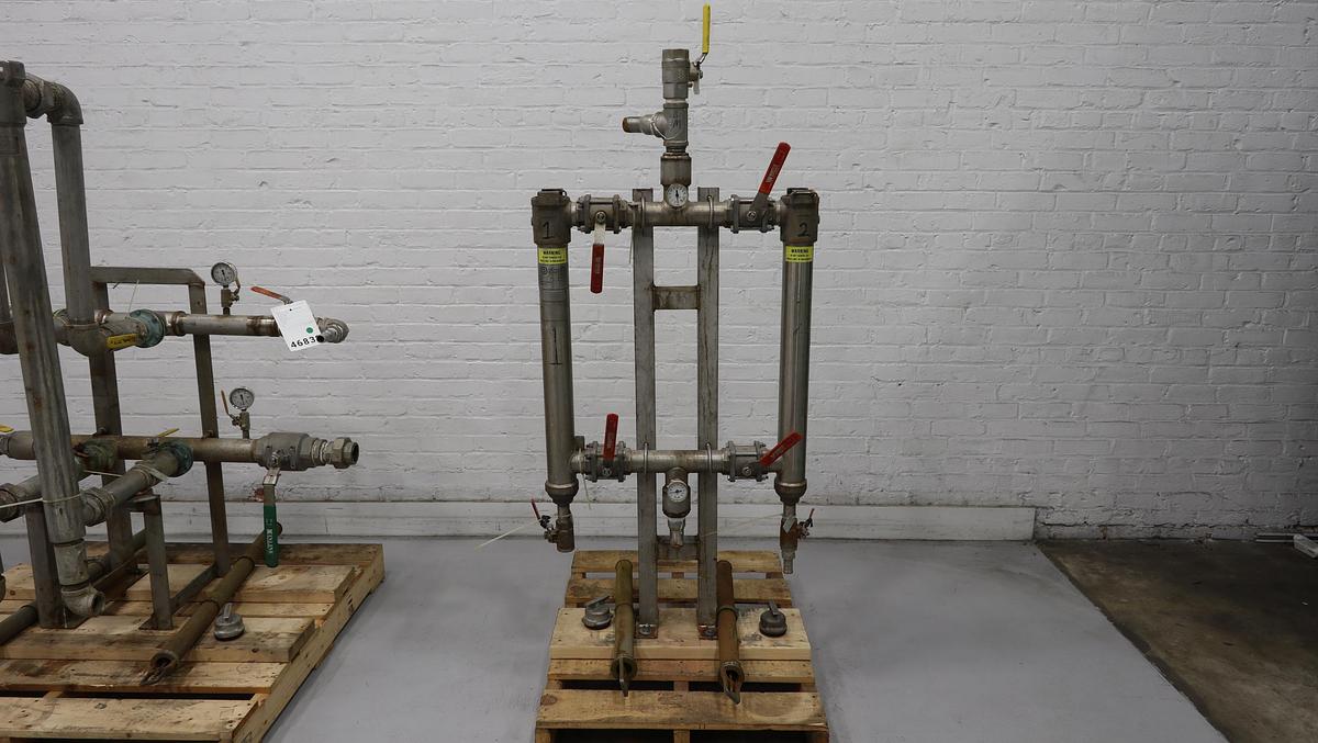 Used Kadant AES 6700 B Duo 2-Bank Canister Filter #46833