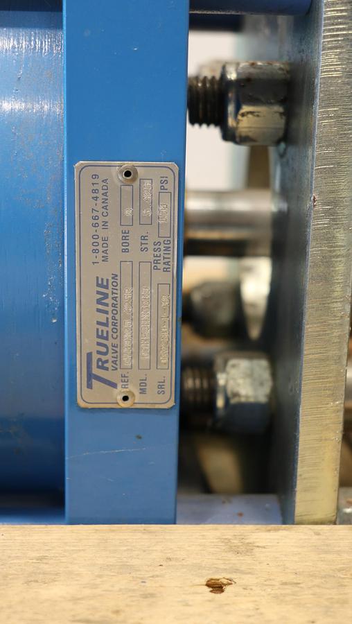 Unused 12" Air Operated Duel Actuator Thru-Gate Valve #46536