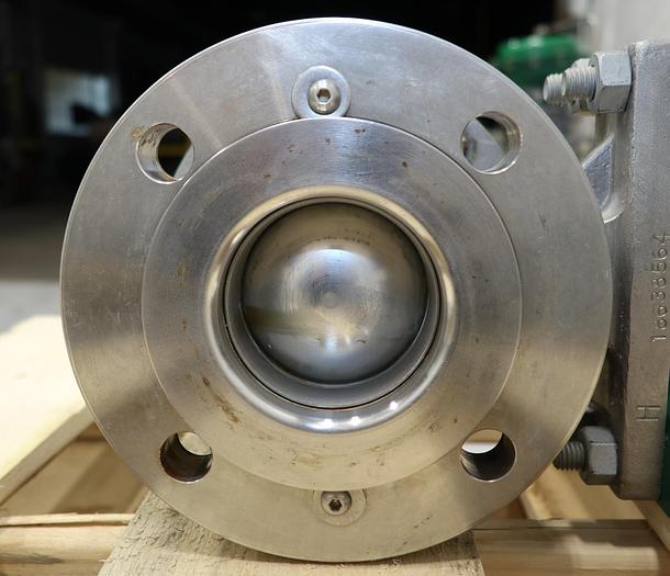 Used Fisher 3" V150 Series B Air Operated Vee Ball Valve #46258