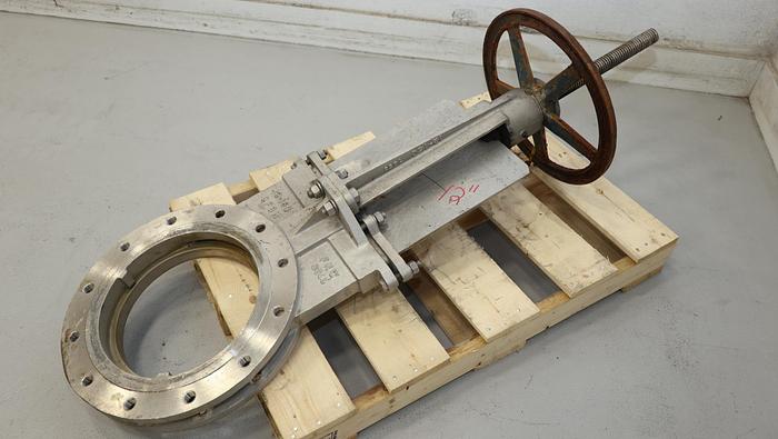 Unused FNW 12" Hand Operated Knife Gate Valve #46356