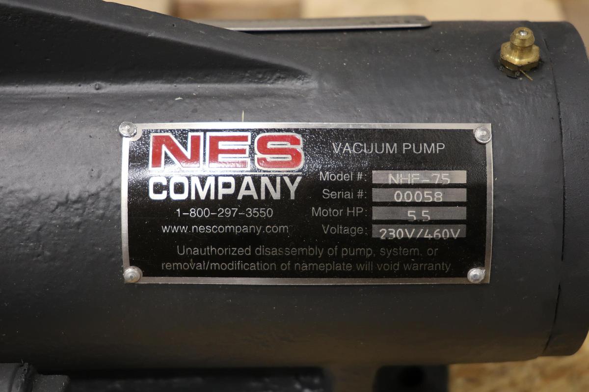 Unused NES Company NHF-75 Vacuum Pump #47637