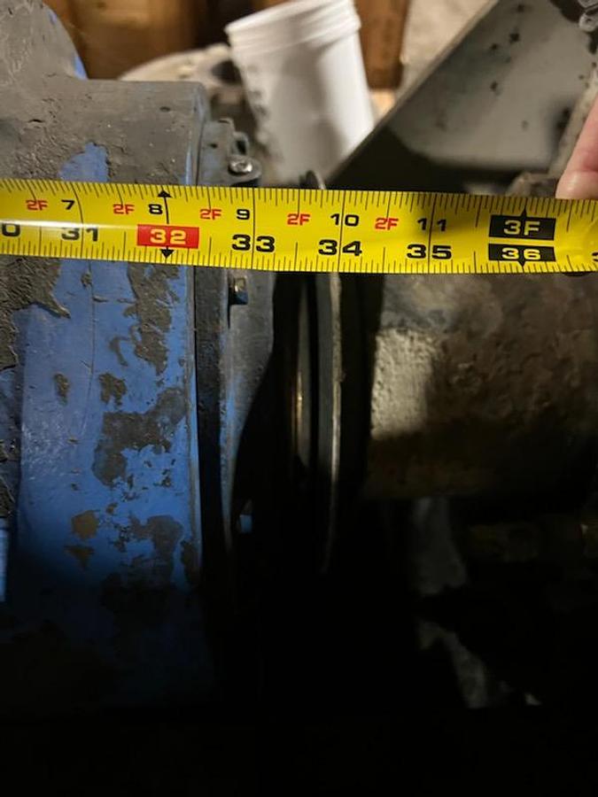 Used Goulds 5500 Pump, Iron Casing, 4-Vane Single 22.875" Impeller #43806