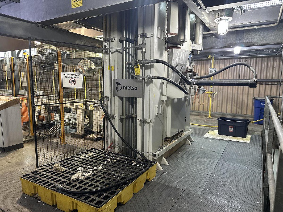 Used METSO Bale Forming & Bale Handling System