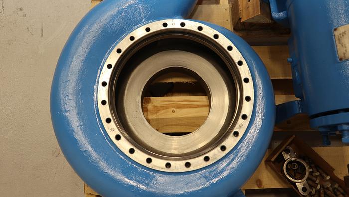 Used Goulds 3196 8x10x15 Pump, SS Casing, 6-Vane SS Impeller #41901