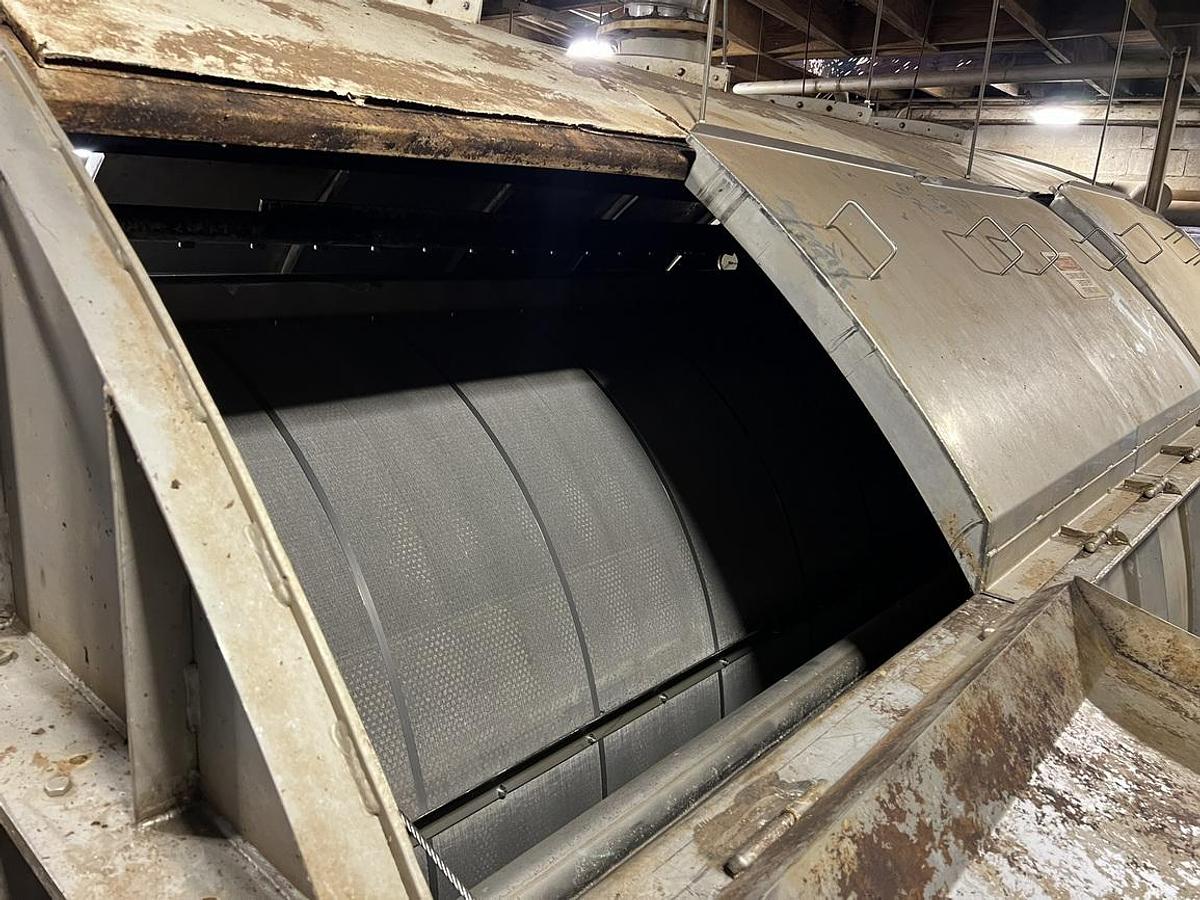 Used Beloit Cylinder Thickener, 8x16, Stainless Steel Vat #47239