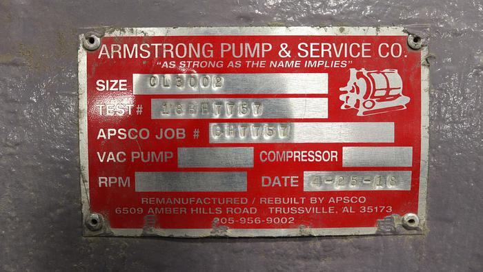 Refurbished Nash CL-3002 Vacuum Pump #45057