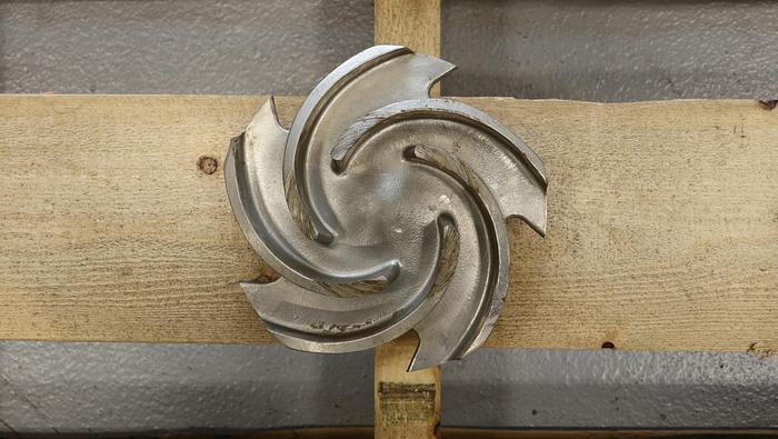 Used Goulds 3196 2x3x8 5-Vane Impeller #45517
