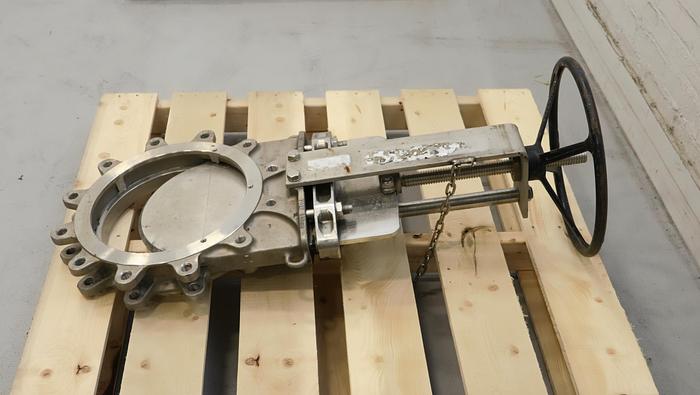 Used Keystone 12" Hand Operated Knife Gate Valve #45927