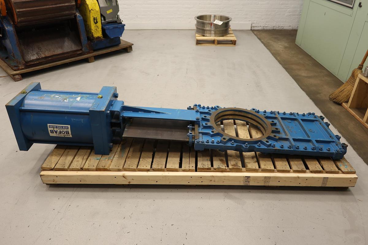 Used Orbinox 16" Air Operated Thru-gate Valve #47540