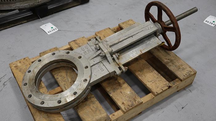 Used 10" Hand Operated Knife Gate Valve #46380