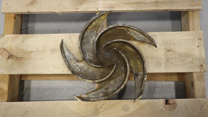 Used Goulds 3196 1.5x3x13 5-vane Impeller #45234