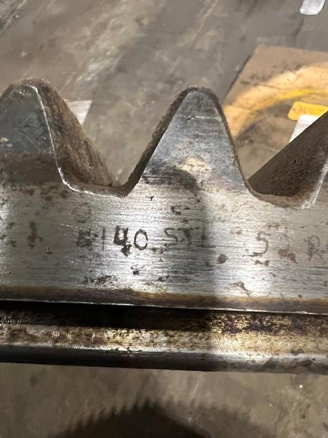 Used Black Clawson #3 Hydrapulper Bull Gear, 84 Teeth, 39.5" Outer, 27" Inner #35474