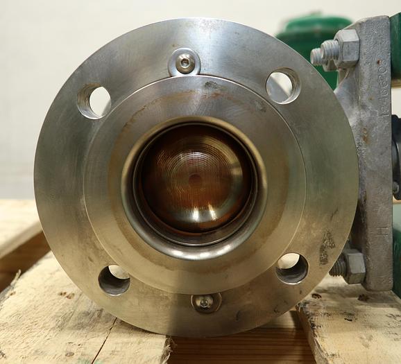 Used Fisher 3" V150 Series B Air Operated Vee Ball Valve #46260