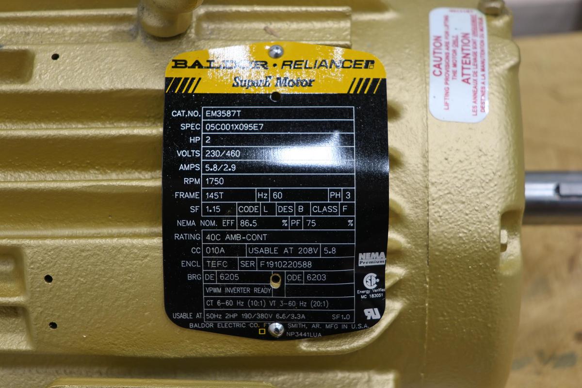 Used Baldor-Reliance EM3587T A/C Motor #47663