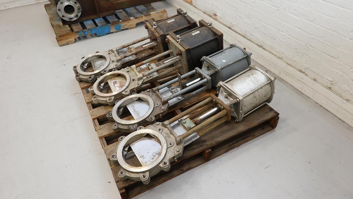 Used Wey Valve 8" VL Hand Operated Knife Gate Valve #46665