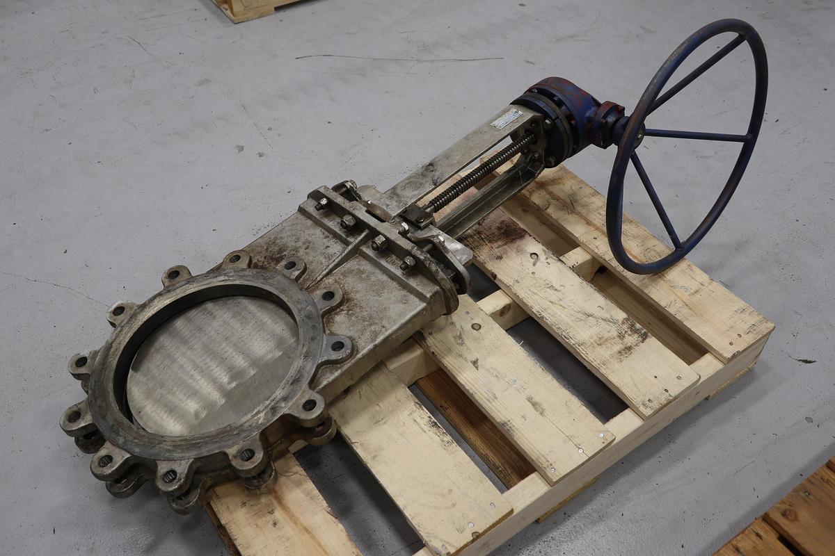 Used A-C Valve Inc. 77 A6N 12" Hand Operated Knife Gate Valve #47604