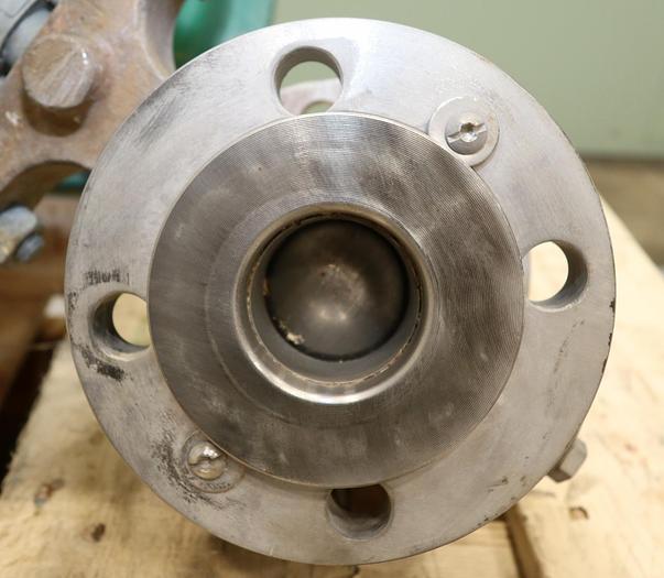 Used Fisher 2" V150 Air Operated Vee Ball Valve #46263