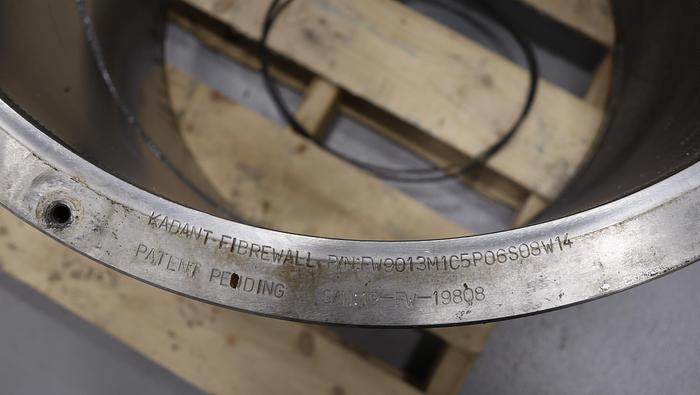 Unused Kadant Fiberwall UV300 Pressure Screen Basket With Spiral Strip #46081