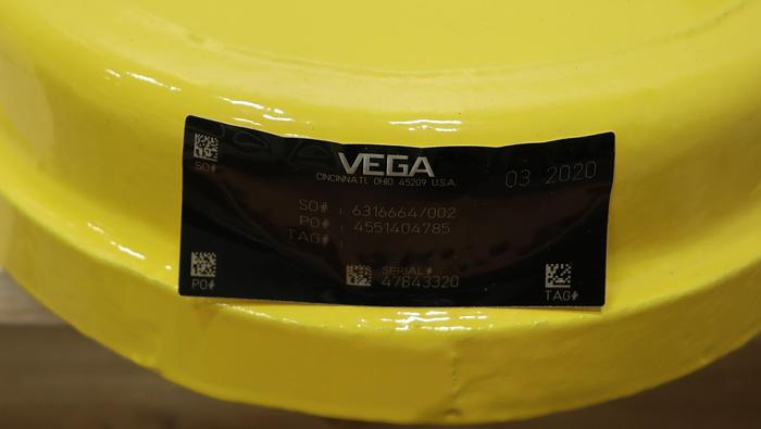 Unused VEGA Weightrac 31 Radiometric Sensor For Mass Flow Detection Assembly #46075