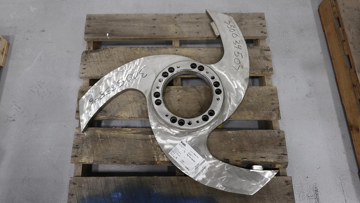 Unused Voith CMV 10 Contaminex 3-Vane Rotor #47217