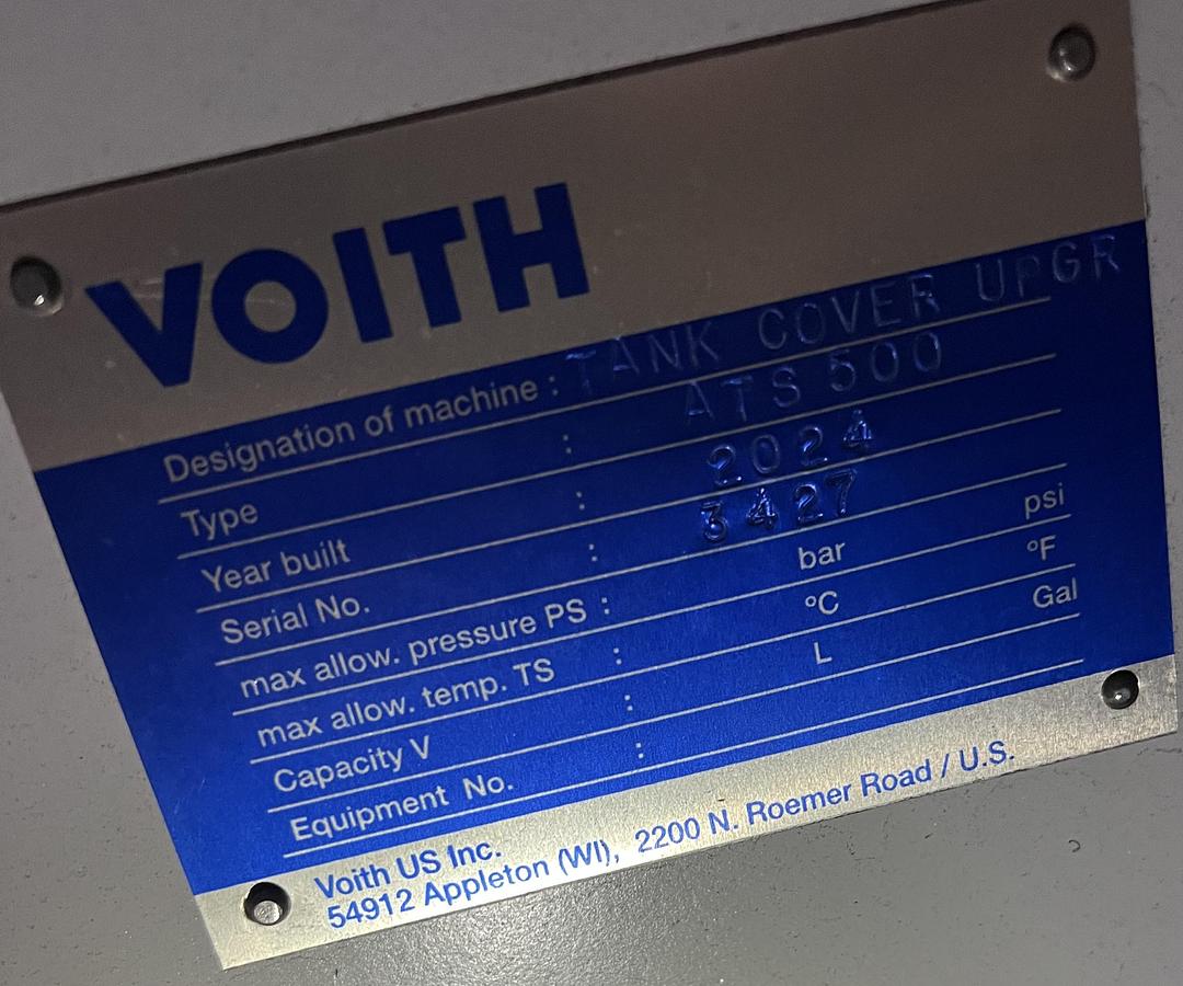 Unused VOITH ATS 500 TURBO SEPARATOR HOUSING   #47206