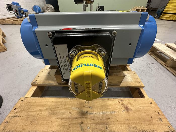 Used Velan Model C 6" Vee Ball Valve #46429