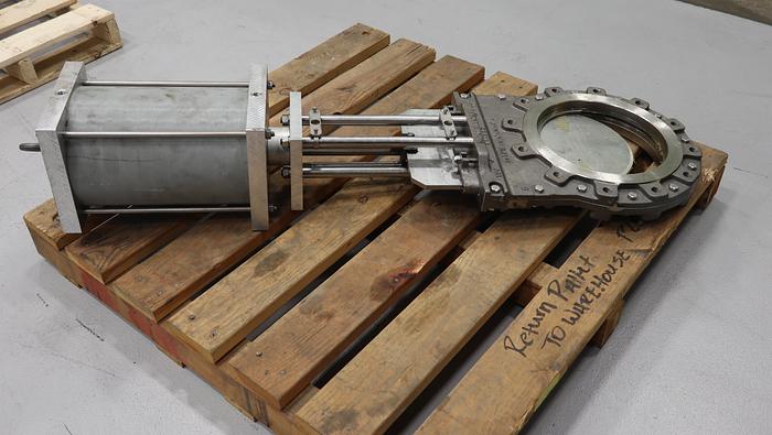 Used NPV 12" Air Operated Knife Gate Valve #45992
