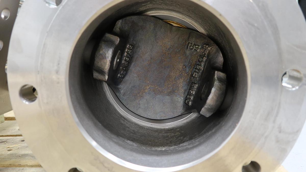 Unused Dezurik 2800079R001 VPB Style 8" Air Operated Vee Ball Valve #47296