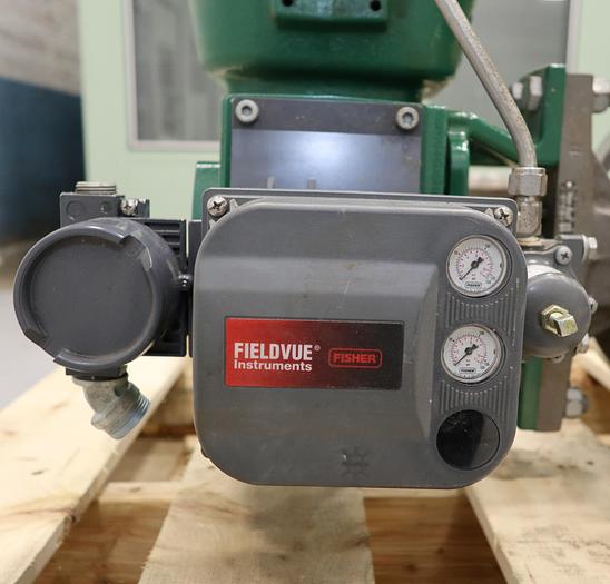 Used Fisher 8" V150 Series B Air Operated Vee Ball Valve #46268