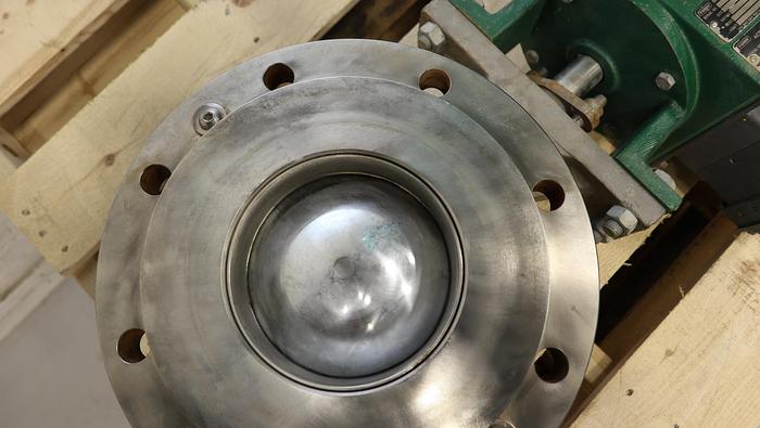 Used Fisher 8" V150 Air Operated Vee Ball Valve #46489
