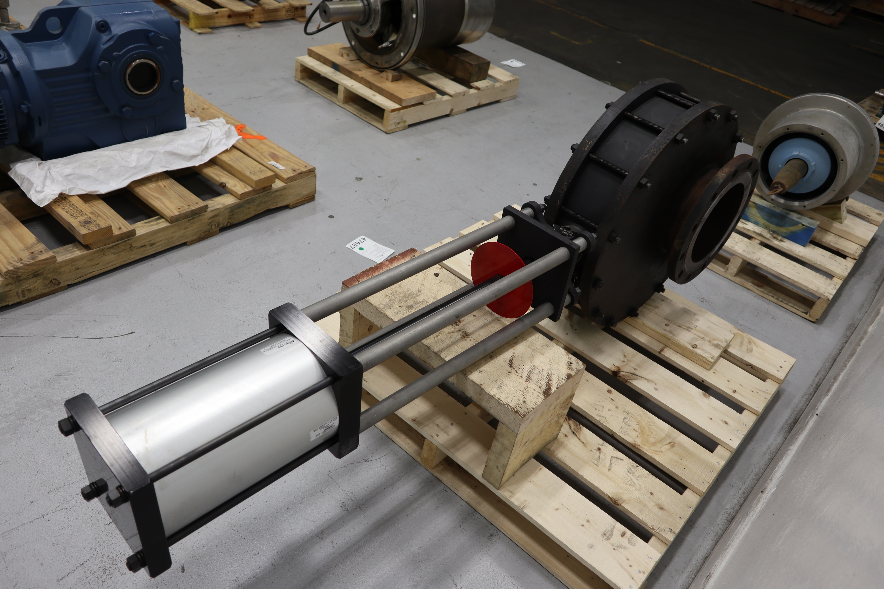 Used Everlasting Valve Co. 10" BMVCHT  Air Operated Bulk Material Valve #47687